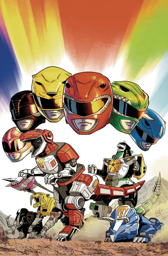 MIGHTY MORPHIN POWER RANGERS ZORD QUEST #1 E 1:15 INCV FULL ART VON GORMAN CVR E 1:15 INCV 1:15 INCV