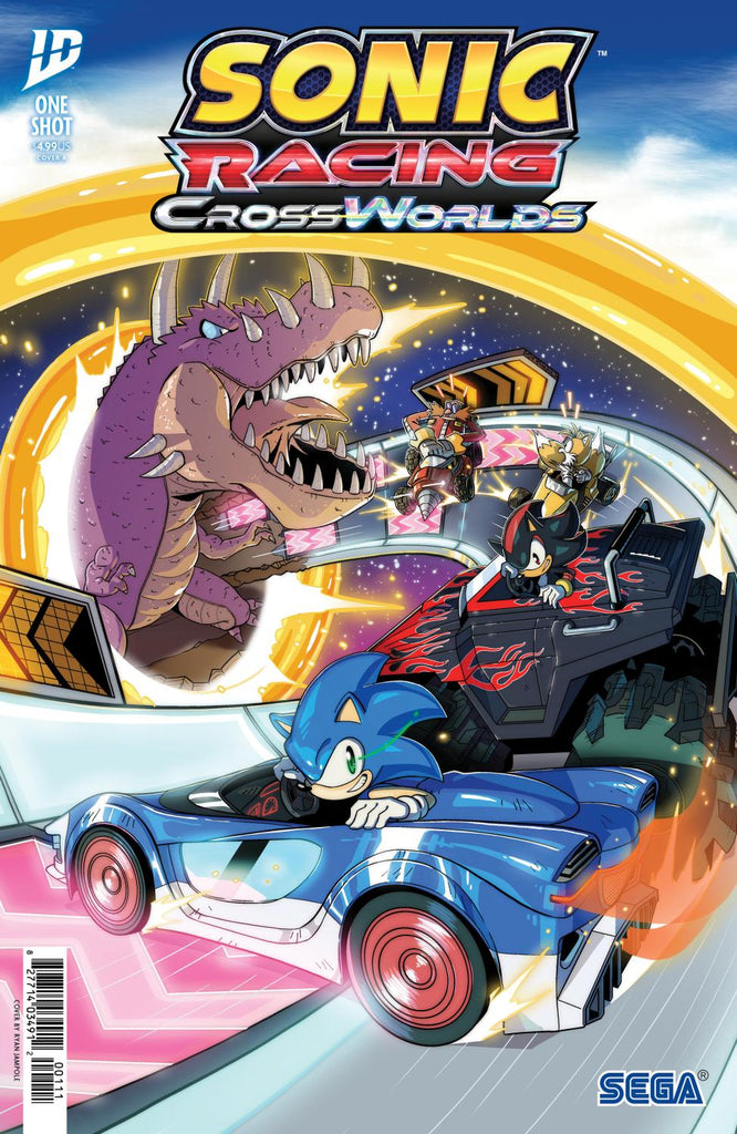 SONIC THE HEDGEHOG ##SONIC RACING CROSSWORLDS COVER A JAMPOLE CVR A