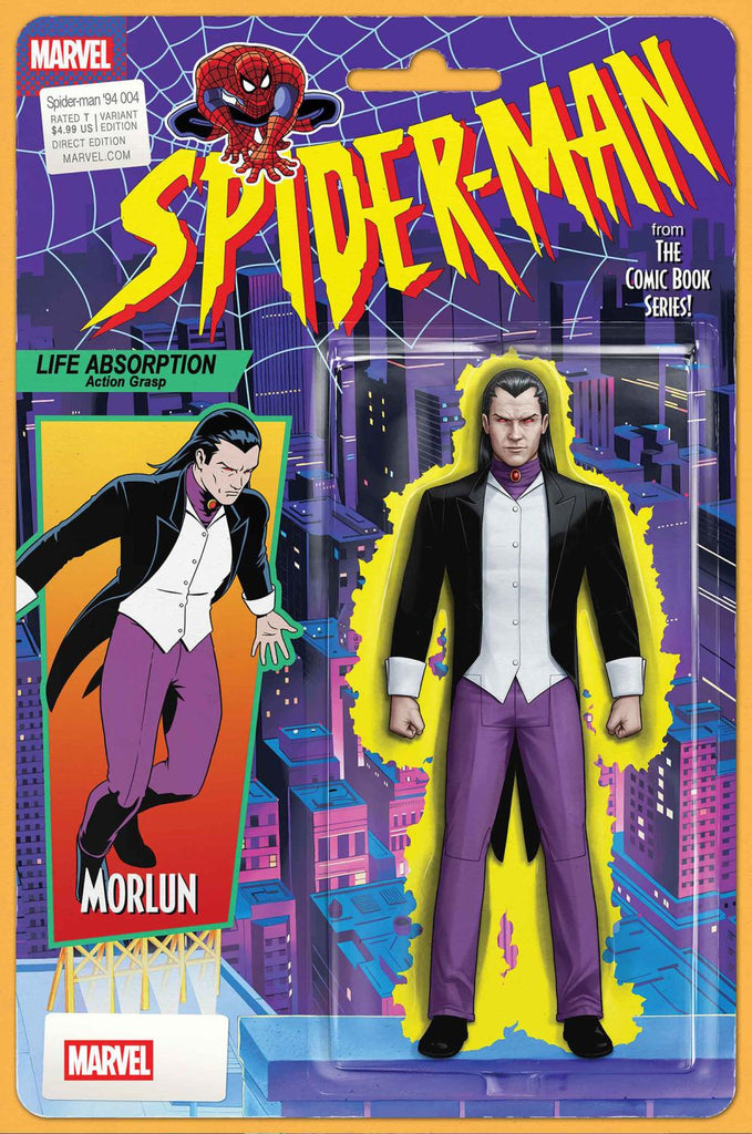 SPIDER-MAN 94 #4 JOHN TYLER CHRISTOPHER ACTION FIGURE VAR CVR B