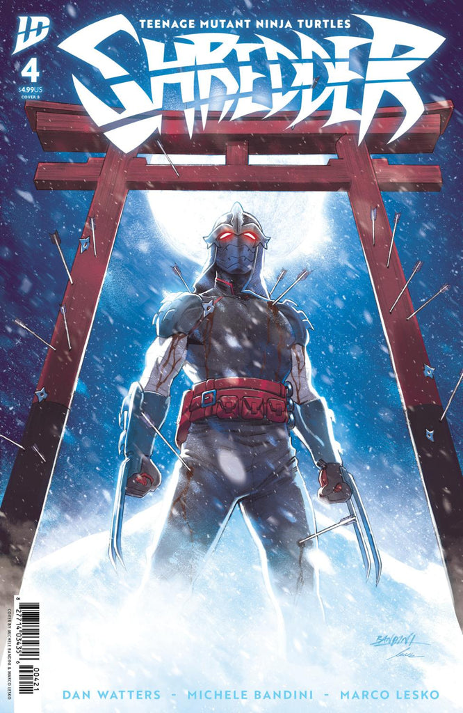 TEENAGE MUTANT NINJA TURTLES SHREDDER #4 VAR B BANDINI CVR B