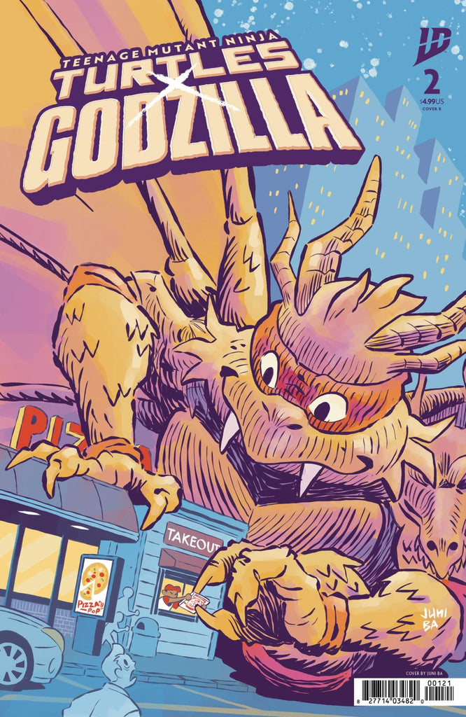 TEENAGE MUTANT NINJA TURTLES X GODZILLA #2 VAR B BA CVR B