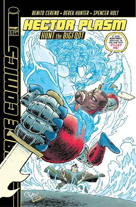 HECTOR PLASM HUNT THE BIGFOOT #2 CVR E DEREK HUNTER YOUNGBLOOD TEAM UP VAR OF 3