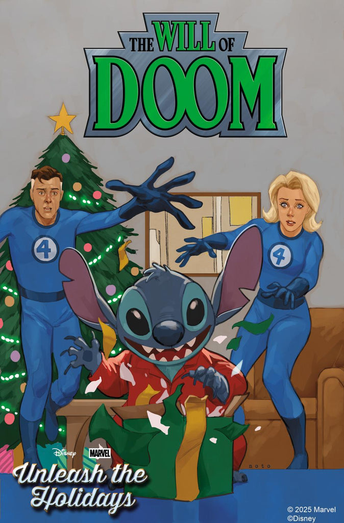 THE WILL OF DOOM #1 PHIL NOTO DISNEY STITCH UNLEASH THE HOLIDAYS VAR CVR G