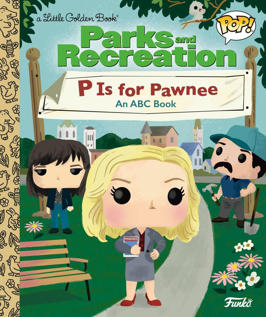 PARKS AND RECREATION P IS FOR PAWNEE AN ABC BOOK FUNKO POP HC