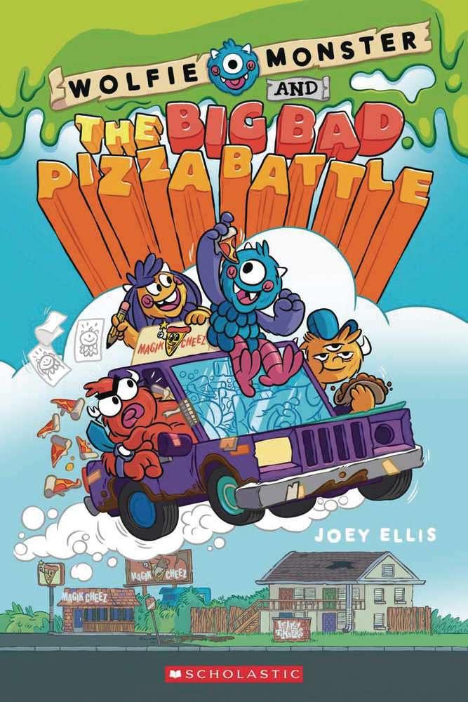 Wolfie Monster & Big Bad Pizza Battle Graphic Novel Volume 01