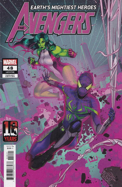 Avengers 2018 #48 748 Ernanda Souza Miles Morales Spider-Man 10th Anniversary Cover - new - $3.50