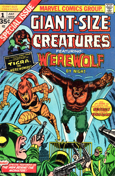 Giant-Size Creatures Featuring Werewolf 1974 #1 - back issue - $45.00