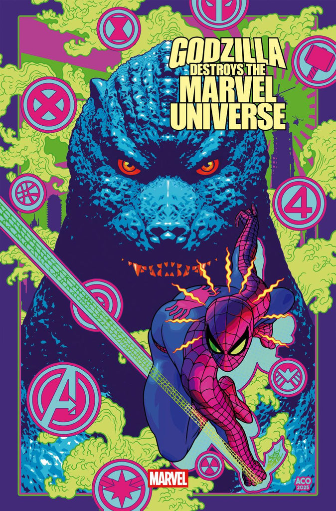 GODZILLA DESTROYS THE MARVEL UNIVERSE #4 ACO VAR CVR E