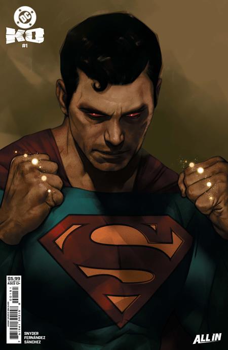 DC K.O. #1 CVR G BEN OLIVER FACE-OFF CARD STOCK VAR (OF 4)